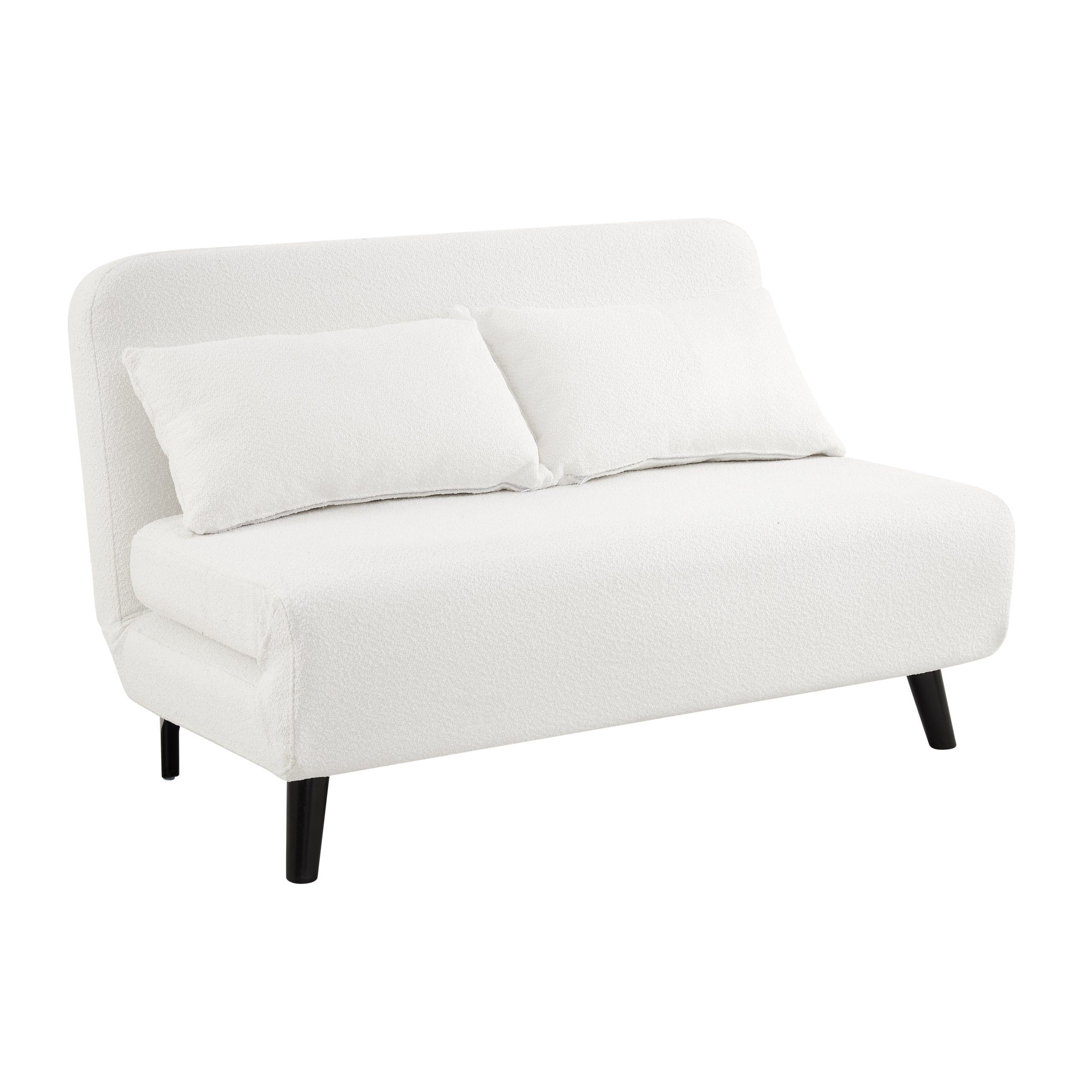 Keller Sofa Bed, White Boucle - Image 4