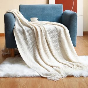 Pine Weave Knit Throw Blanket
