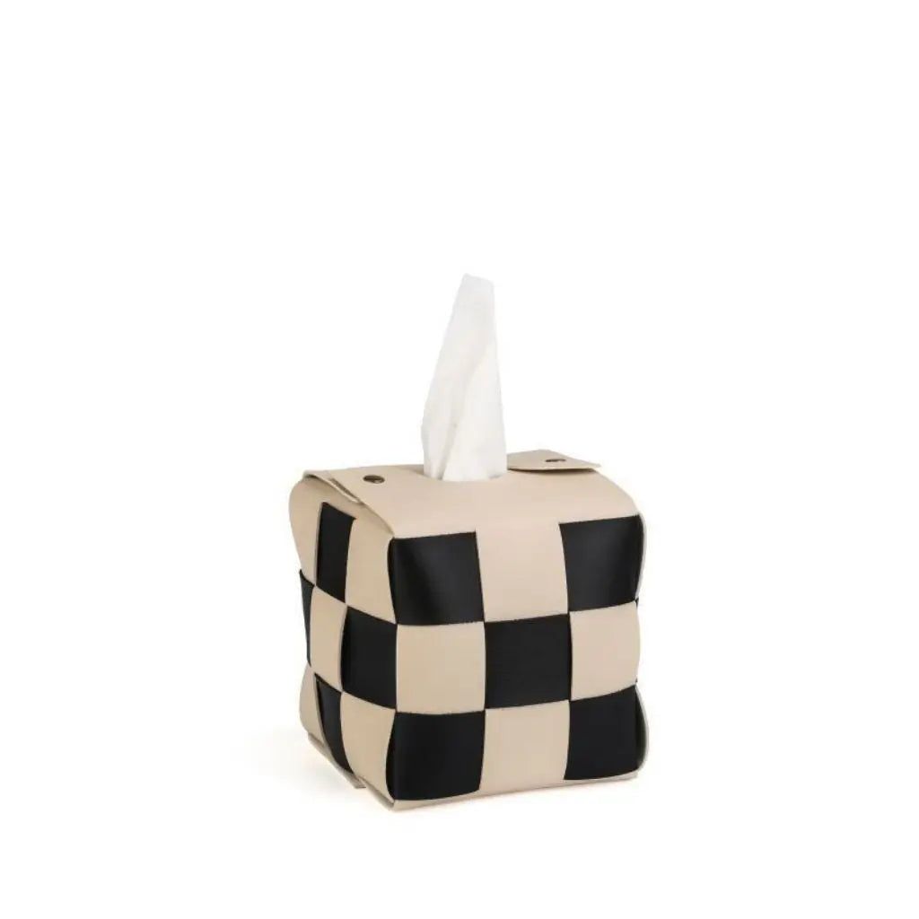 Checkered Tissue Box Cover - Image 3