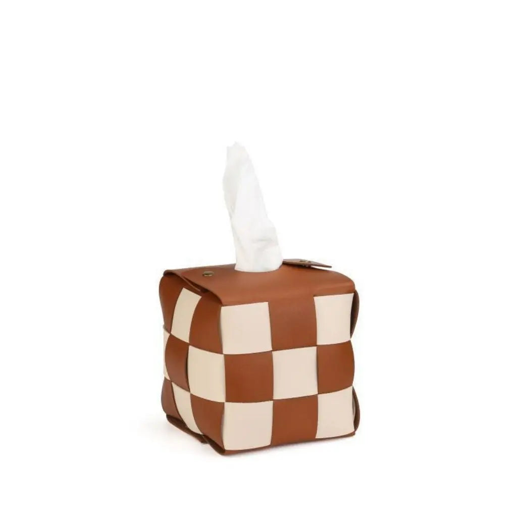 Checkered Tissue Box Cover - Image 5