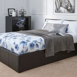 End Lift Ottoman 135Cm Black