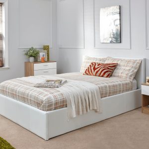 End Lift Ottoman 135Cm White